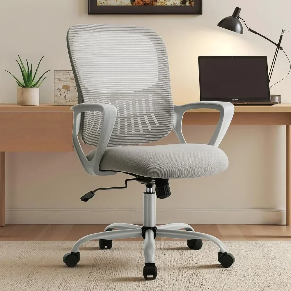 Task Chair Mid Back - OLIXIS Home Office Chair, Mesh Desk