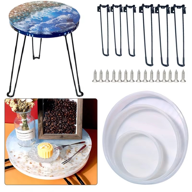 Conference Table Round - Large Round Tray UV Resin Mold