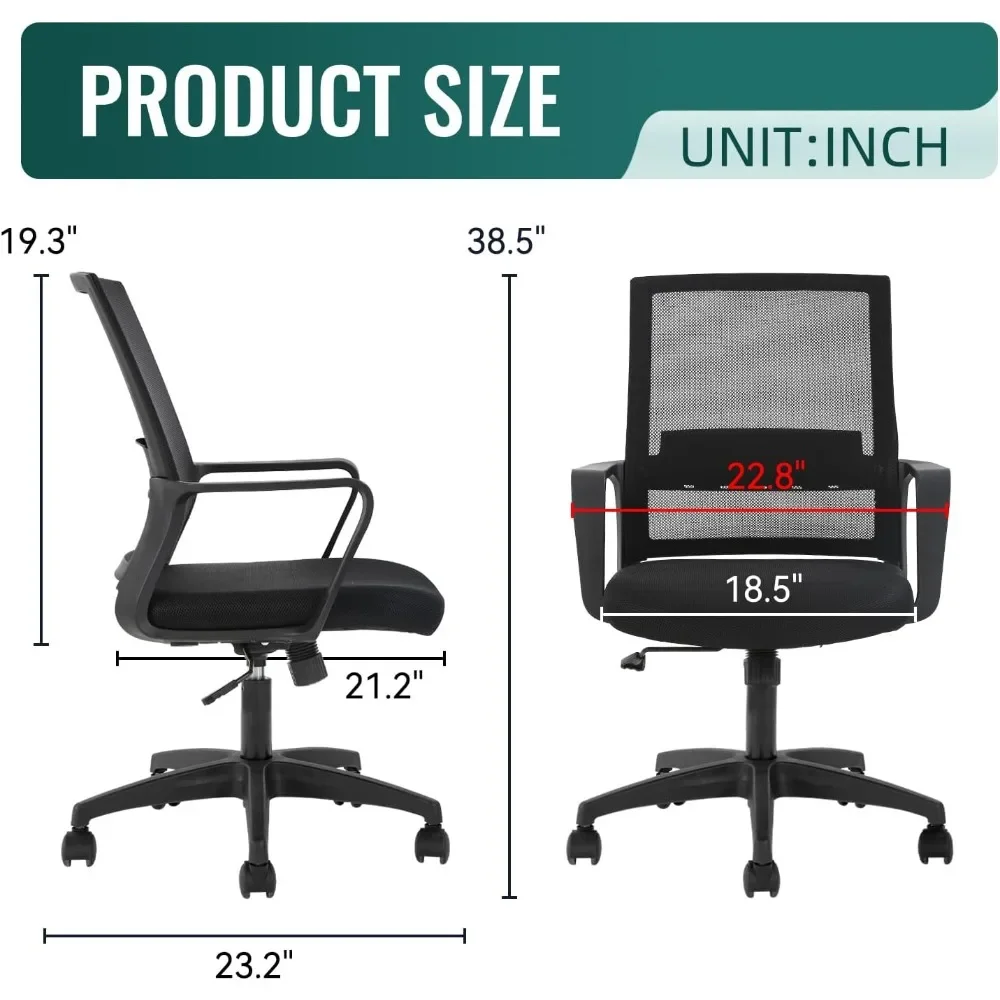 Ergonomic office chair, mid-ba - огляд і ціна Task Chair Mid Back