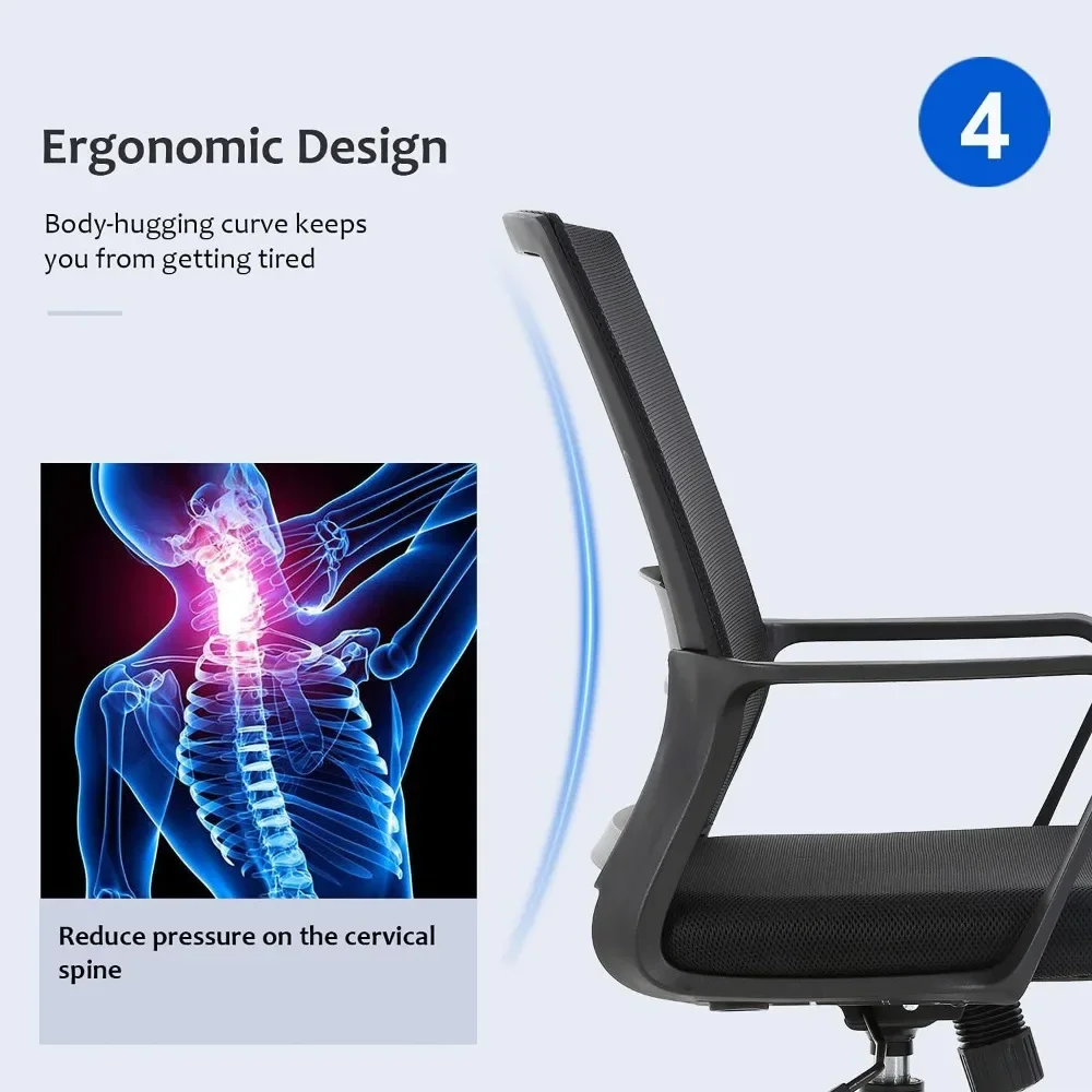 Ergonomic office chair, mid-ba - огляд і ціна Task Chair Mid Back
