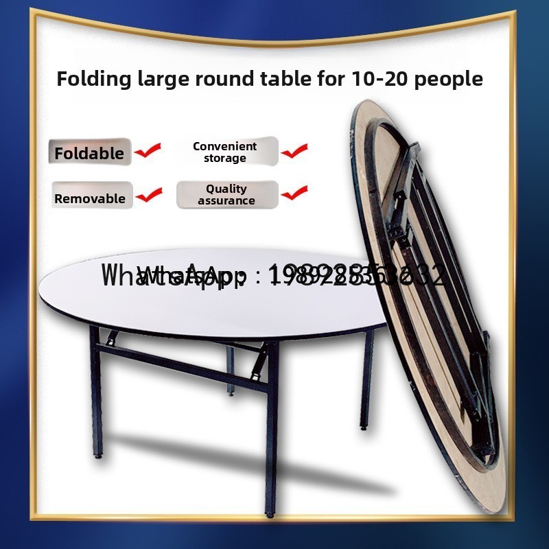 X8  Hotel Banquet Folding Dini - огляд і ціна Conference Table Round