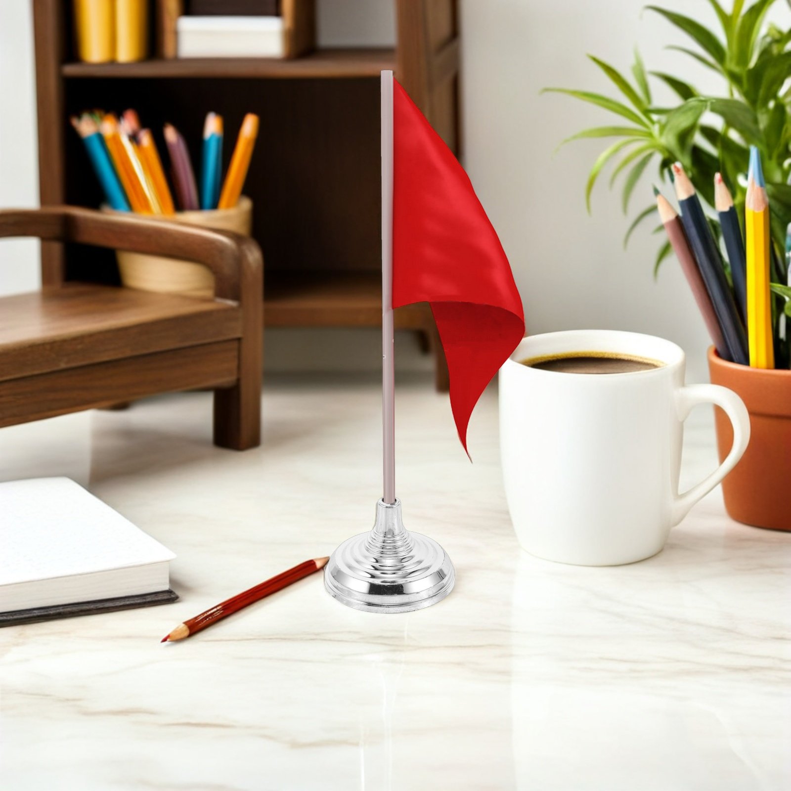 12Pcs Silver Mini Desk Flag St - огляд і ціна Conference Table Round