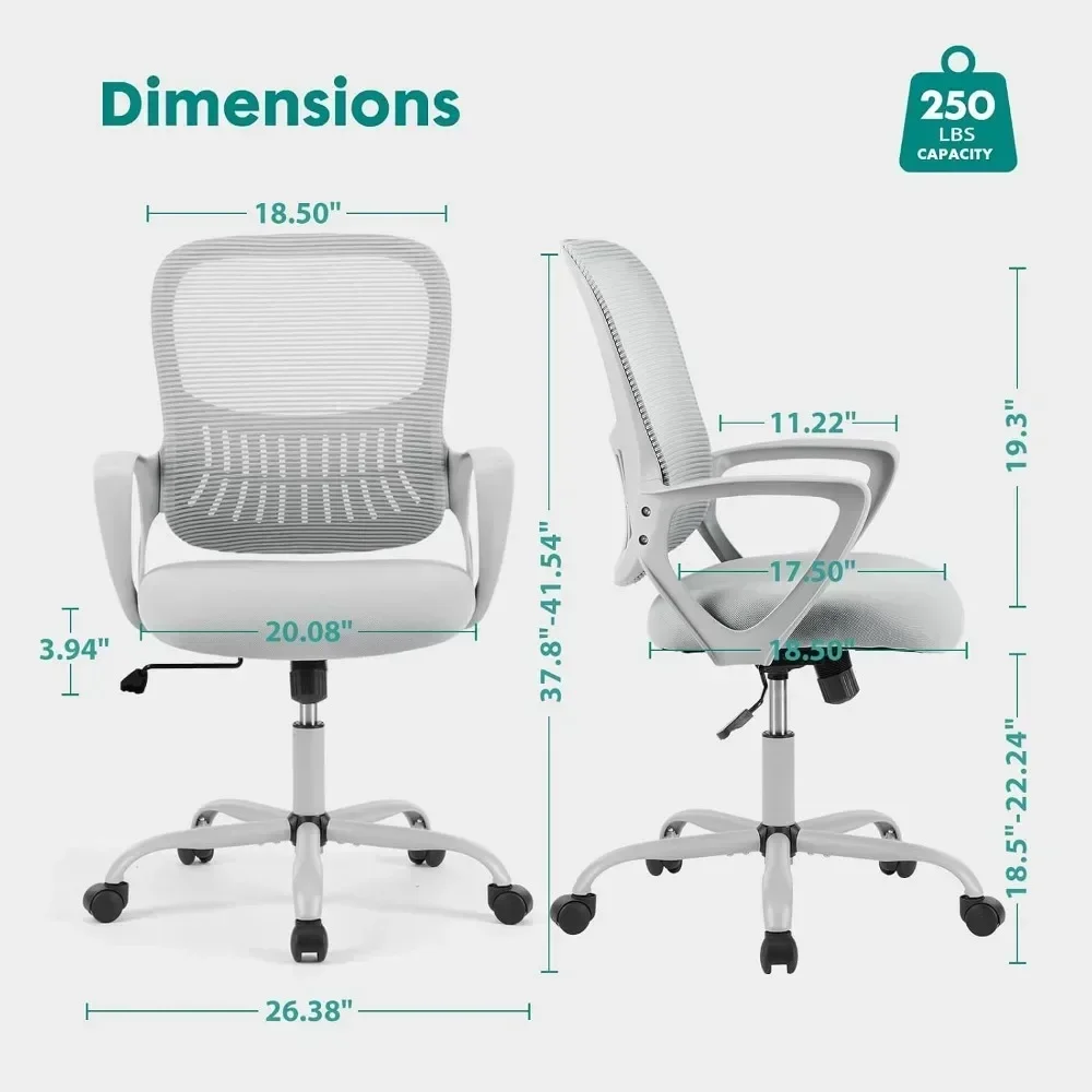 OLIXIS Home Office Chair, Mesh - огляд і ціна Task Chair Mid Back