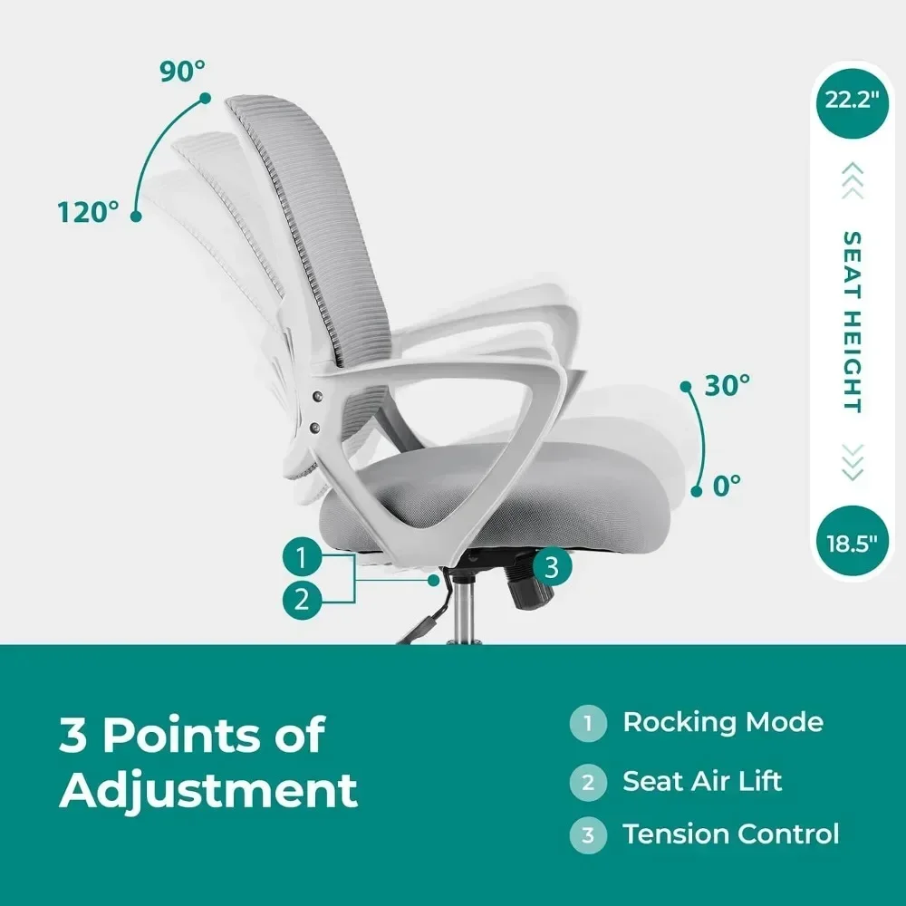 OLIXIS Home Office Chair, Mesh - огляд і ціна Task Chair Mid Back