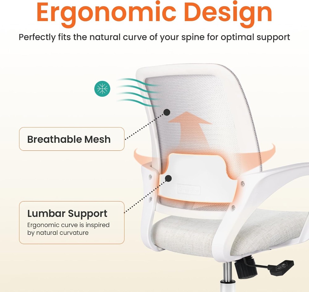 Ergonomic Office Desk Chair wi - огляд і ціна Task Chair Mid Back