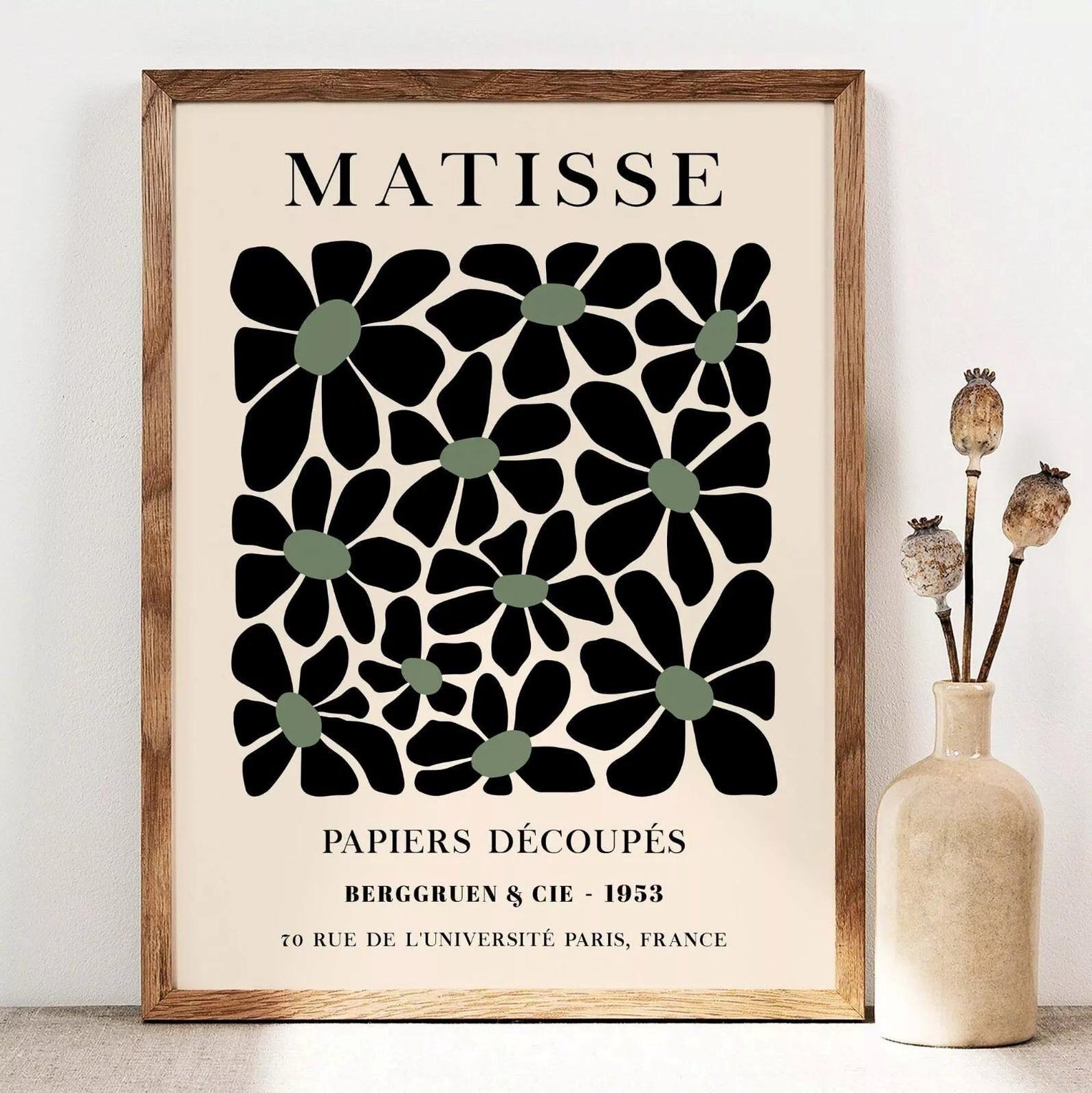3pcs/set Retro Matisse Canvas  - огляд і ціна Office Furniture Home