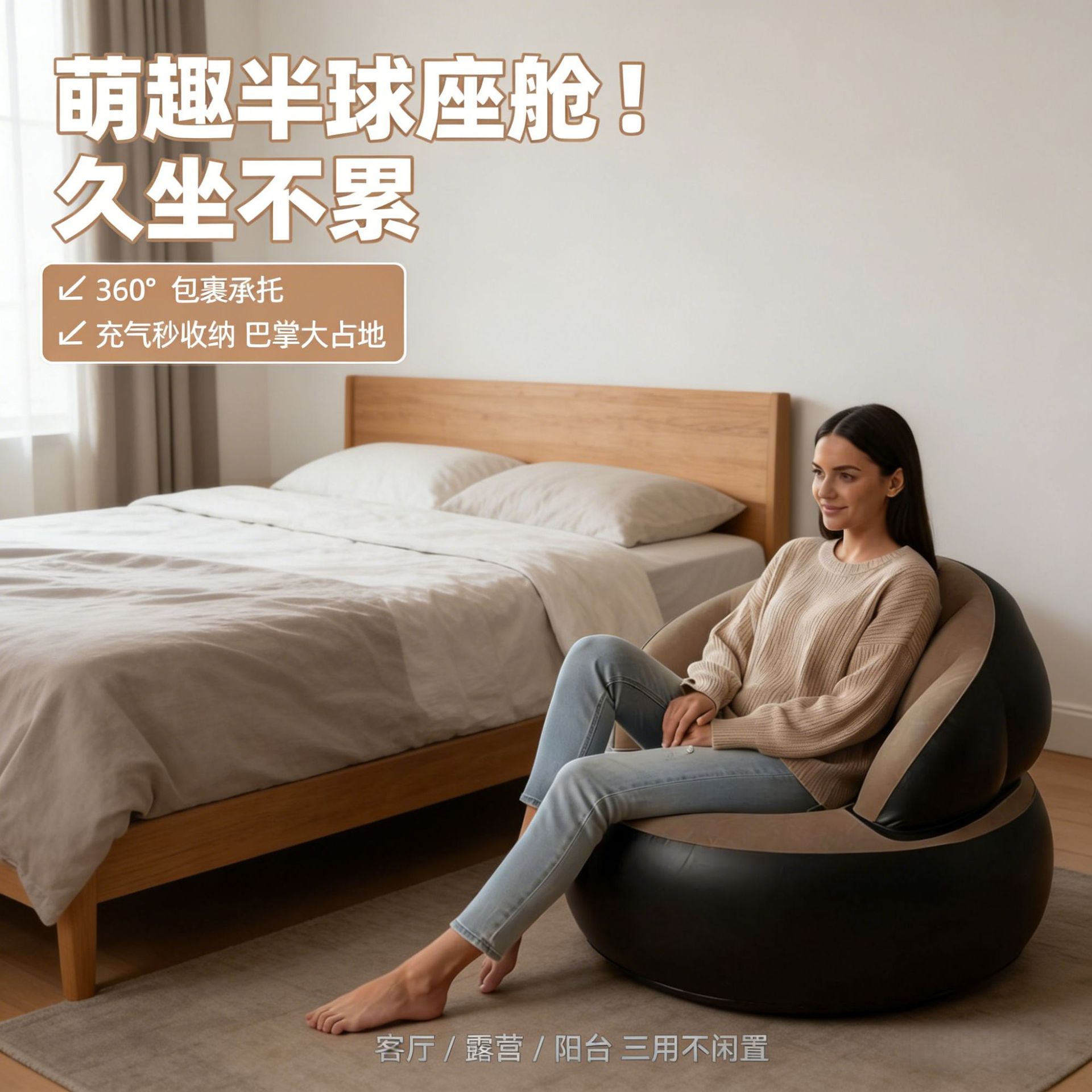 Cross-border inflatable single - огляд і ціна Office Furniture Home