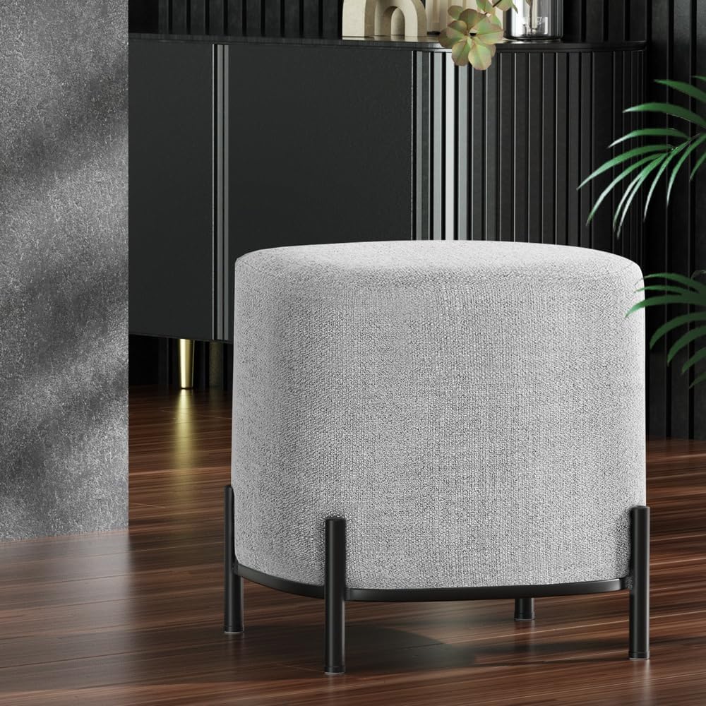 **/Ottoman, Round Footstool Lo - огляд і ціна Office Furniture Home