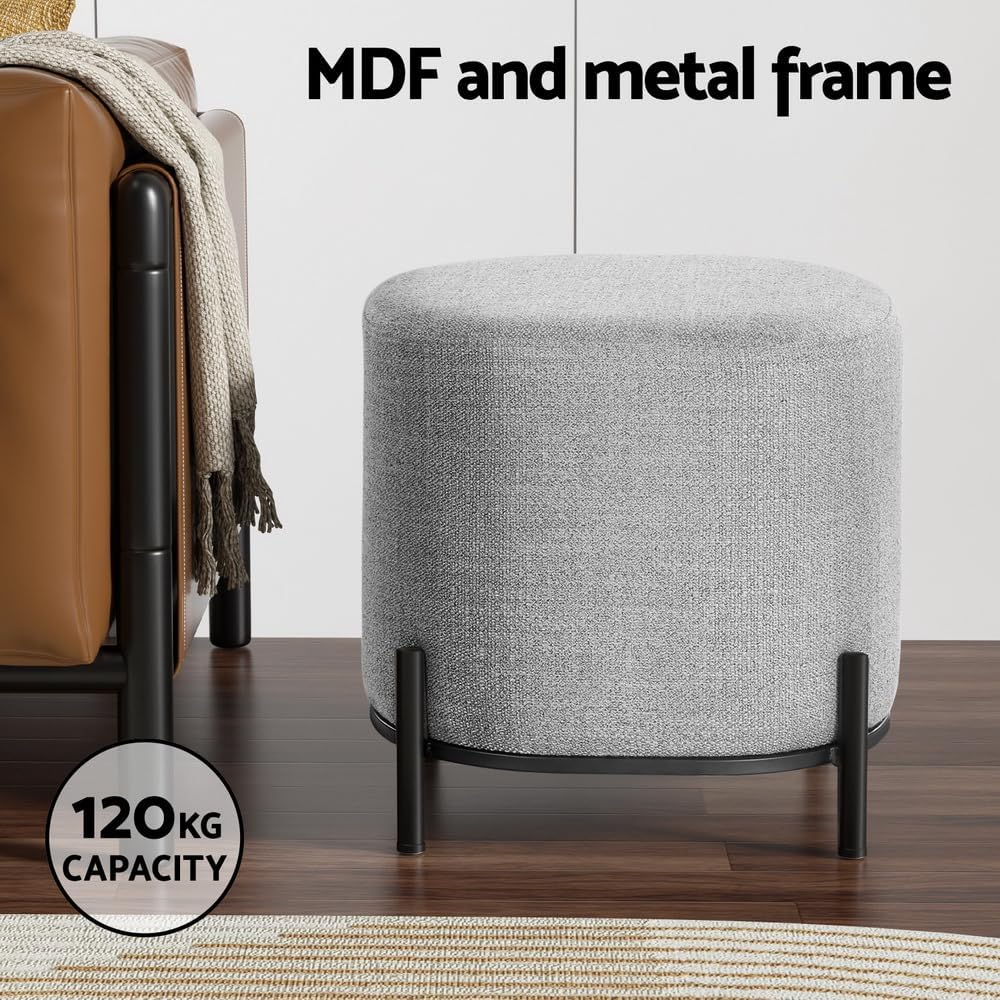 **/Ottoman, Round Footstool Lo - огляд і ціна Office Furniture Home