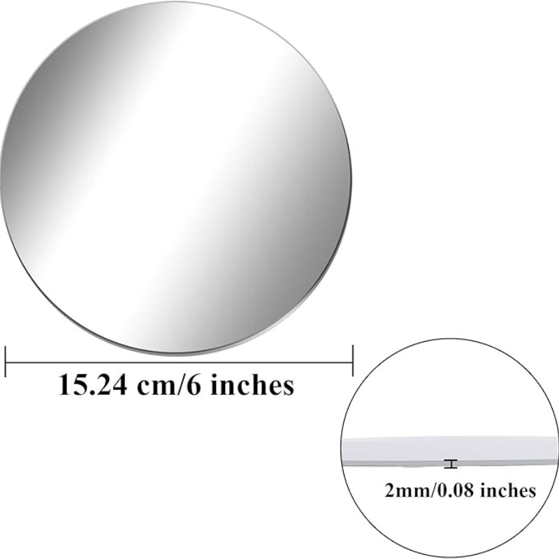 6 Pack Acrylic Round Mirrors N - огляд і ціна Conference Table Round