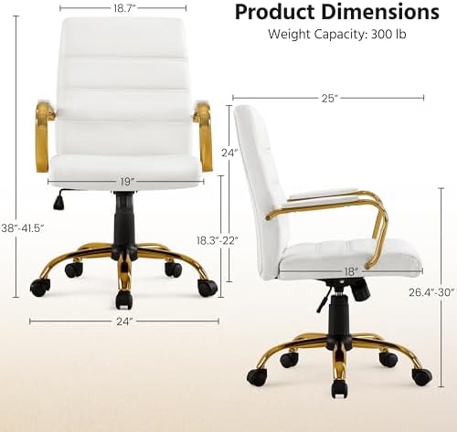 Mid-Back Office Chair PU Leath - огляд і ціна Task Chair Mid Back