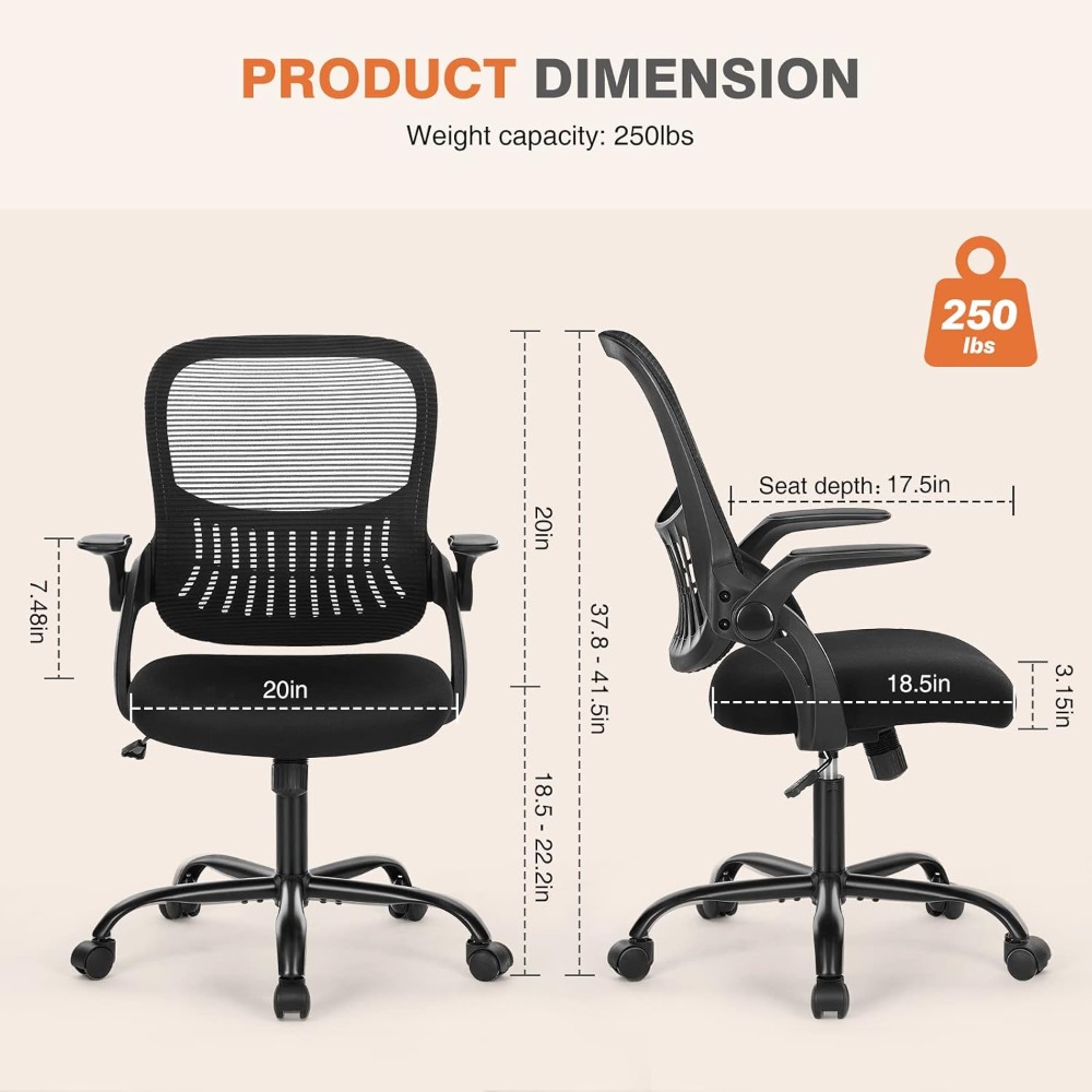Office Computer Desk Chair, Er - огляд і ціна Task Chair Mid Back