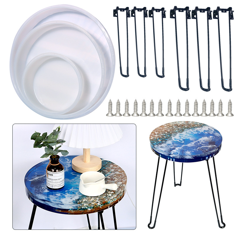 Large Round Tray UV Resin Mold - огляд і ціна Conference Table Round