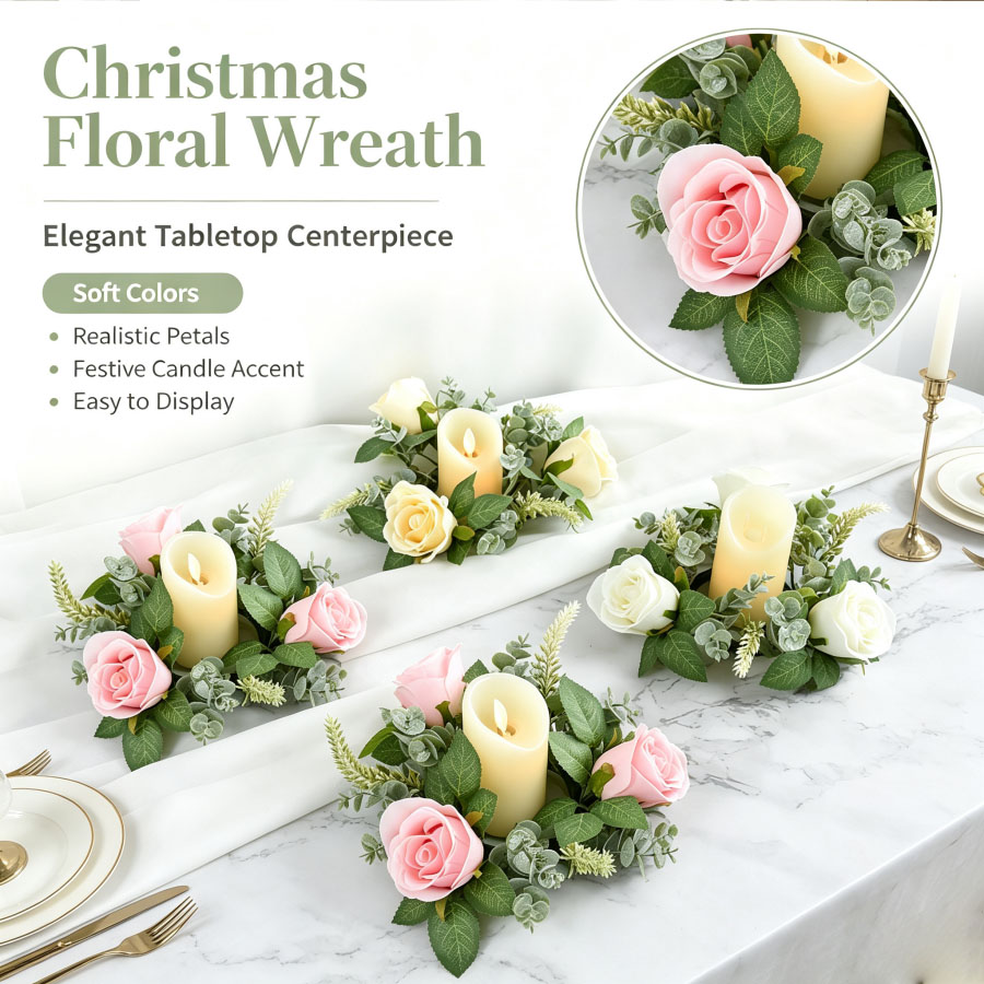 Artificial Rose Wreath Shaped  - огляд і ціна Conference Table Round