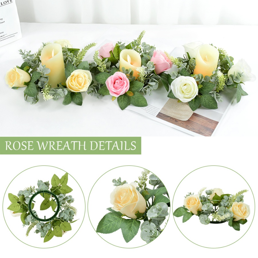Artificial Rose Wreath Shaped  - огляд і ціна Conference Table Round