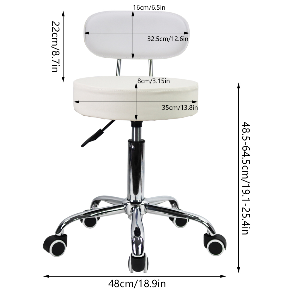 CANBOUN PU Leather Rolling Sto - огляд і ціна Task Chair Mid Back